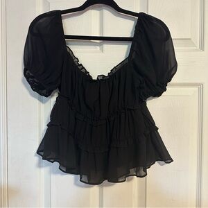 ASTR The Label - Black Blouse